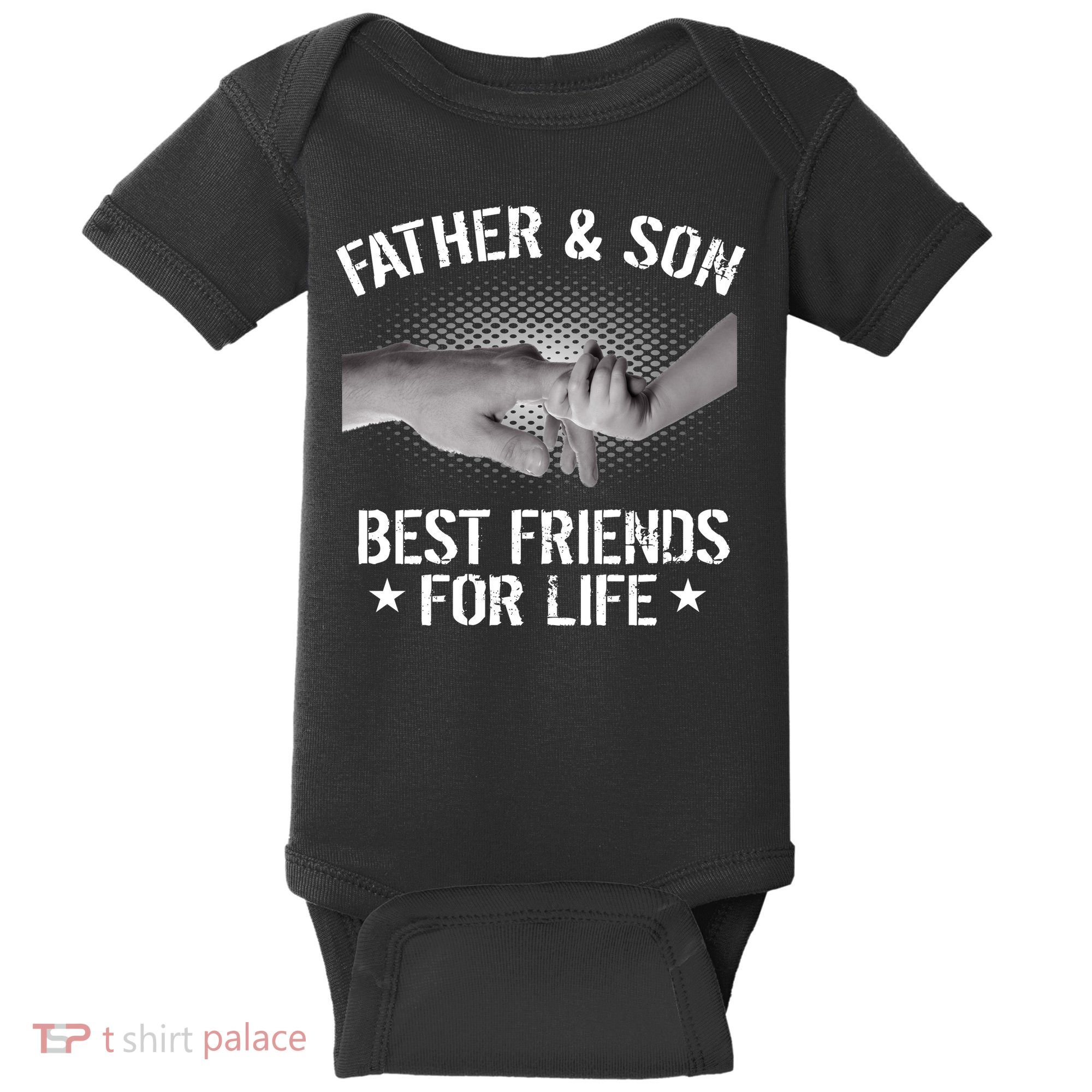 Father & Son Best Friends For Life Baby Bodysuit