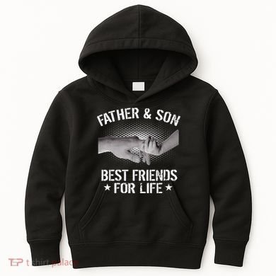 Father & Son Best Friends For Life Kids Hoodie