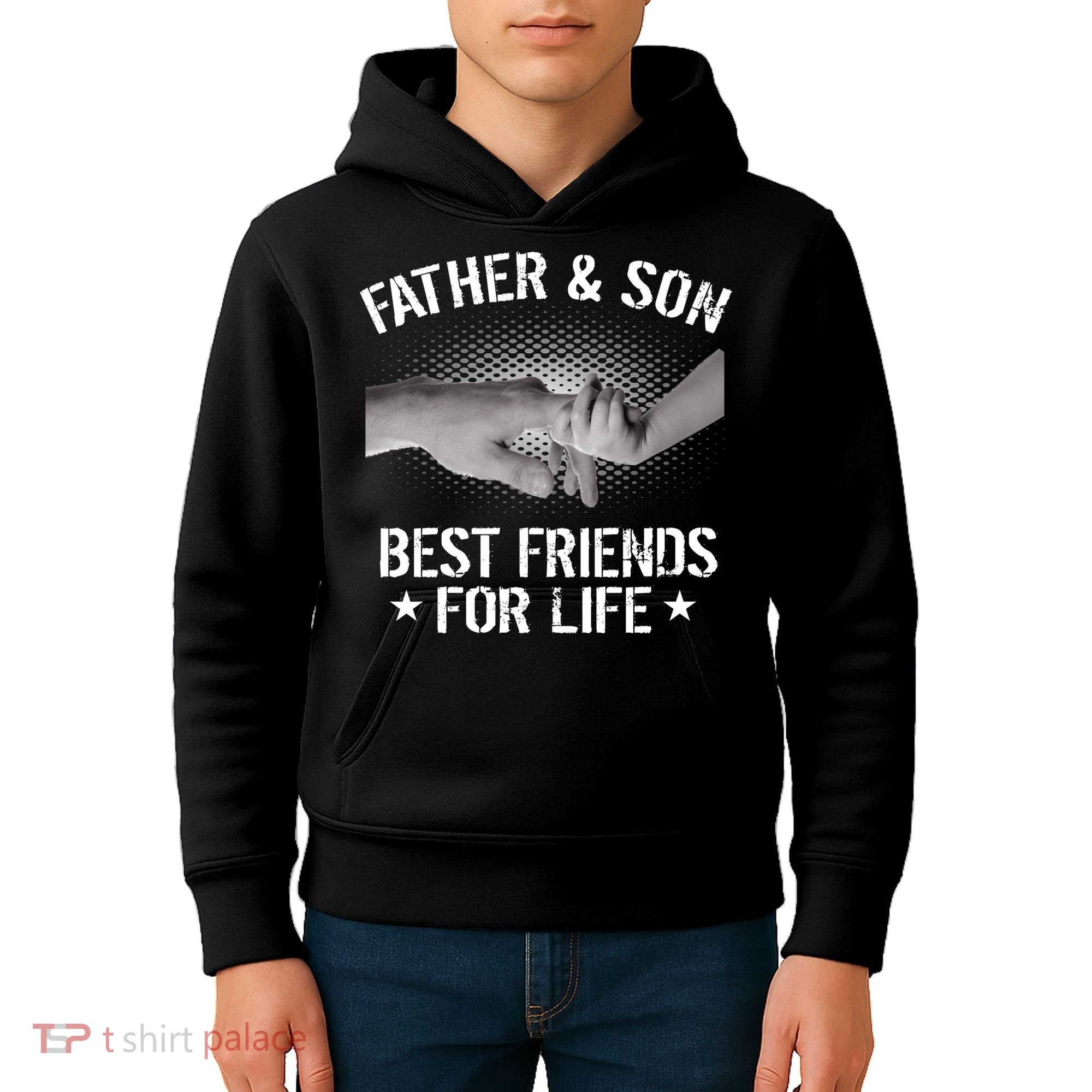 Father & Son Best Friends For Life Kids Hoodie