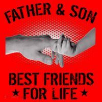 Father & Son Best Friends For Life Santa Hat thumb 1