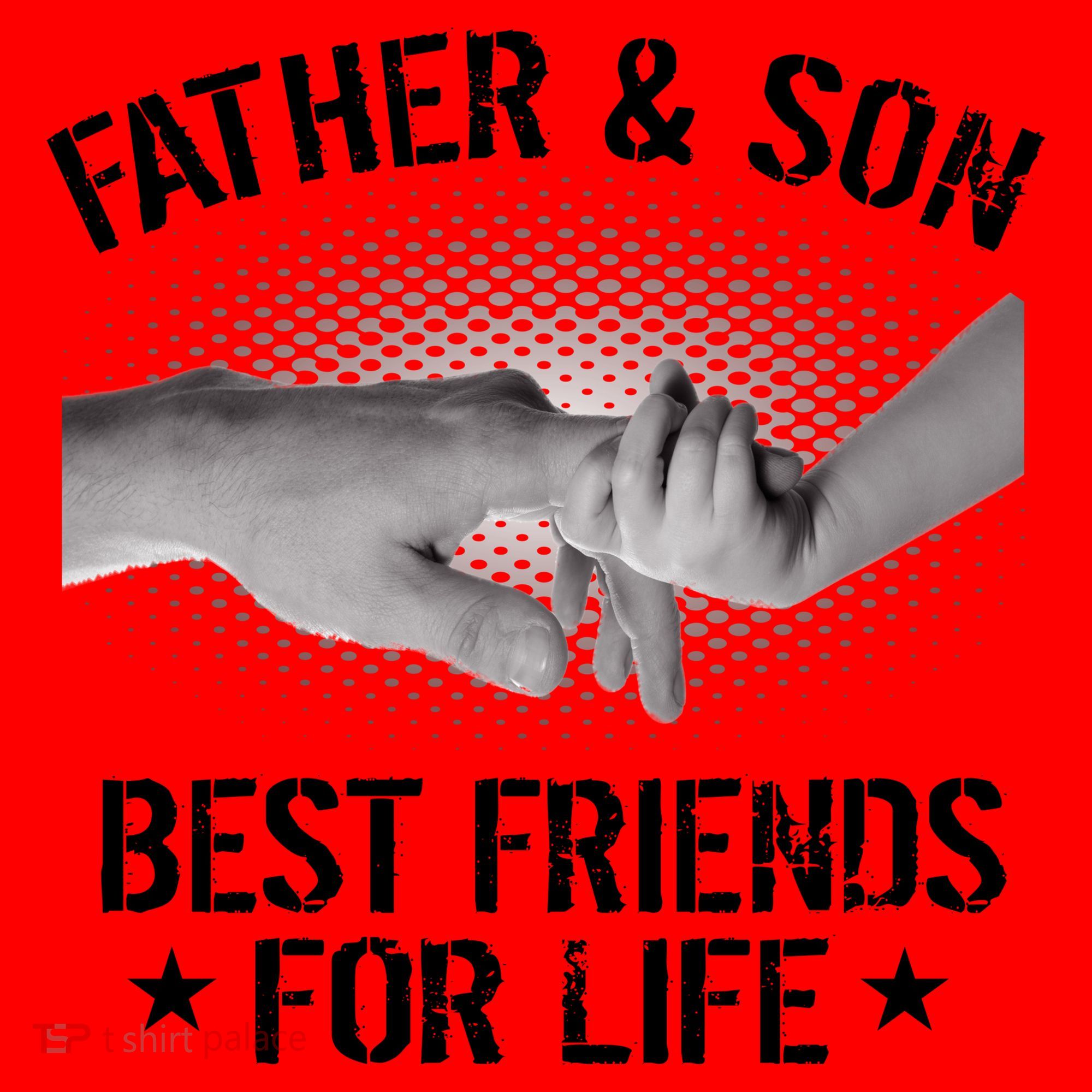 Father & Son Best Friends For Life Santa Hat