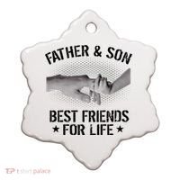 Father & Son Best Friends For Life Ceramic Ornament thumb 0