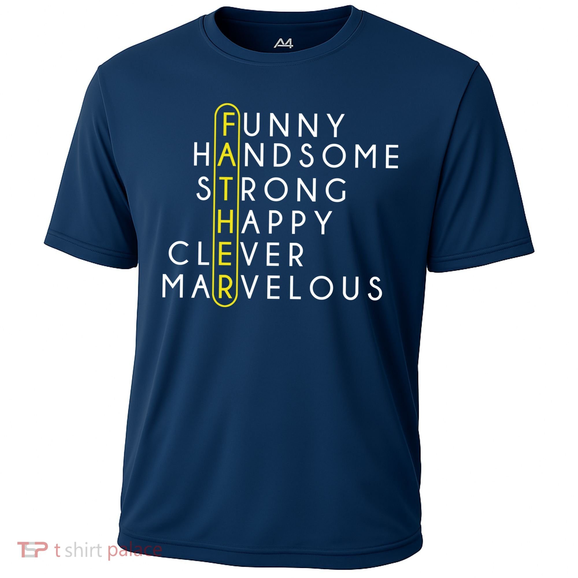 Father Acronym Fathers Day Cooling Performance Crew T-Shirt