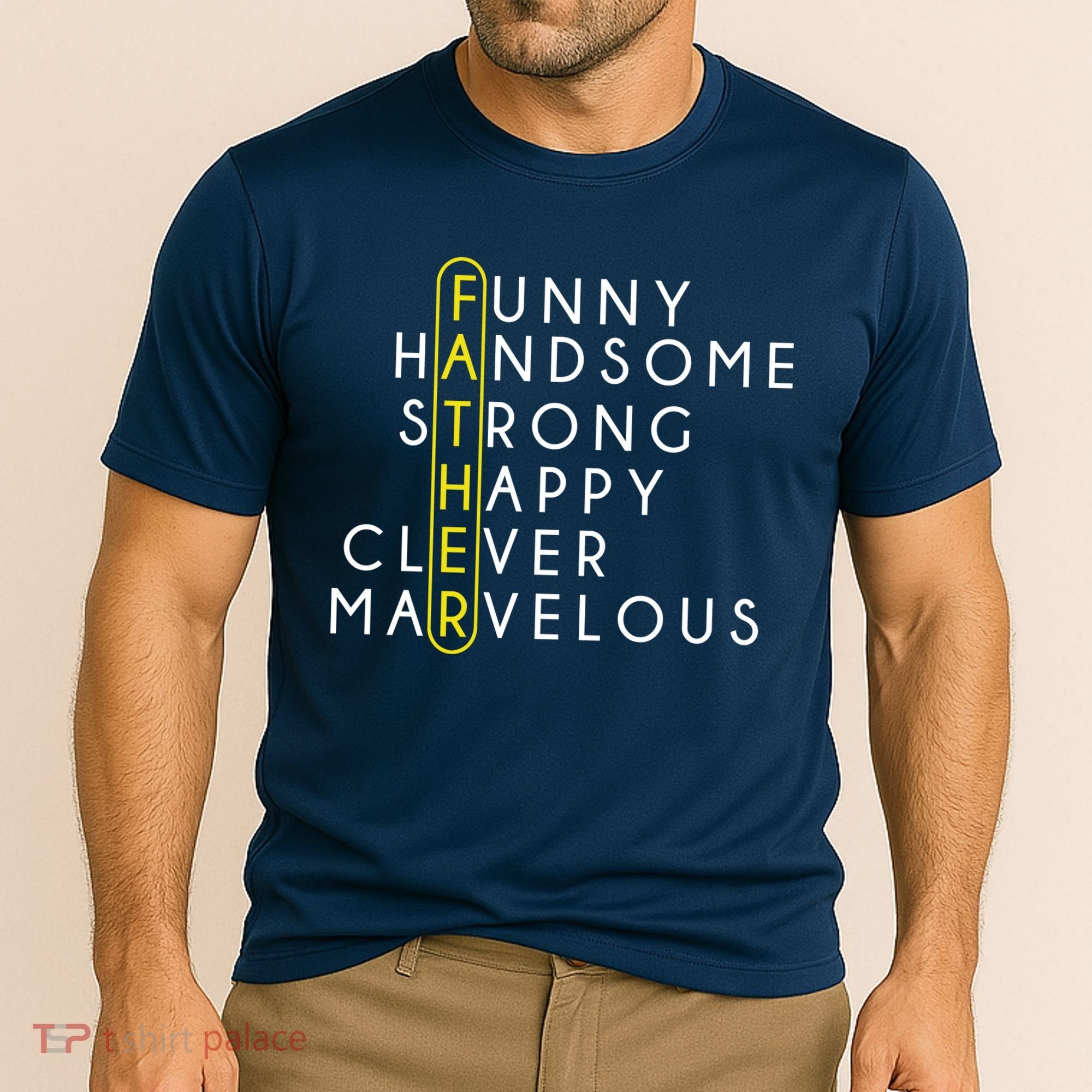 Father Acronym Fathers Day Cooling Performance Crew T-Shirt