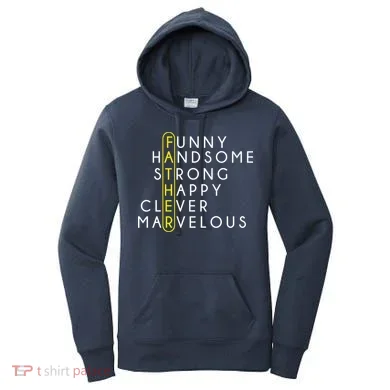 Father Acronym Fathers Day Women's Hoodie