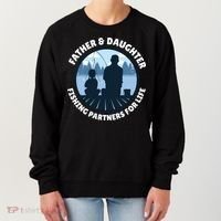 Father And Daughter Fishing Partners Women's Sweatshirt thumb 0