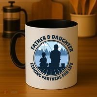 Father And Daughter Fishing Partners Coffee Mug thumb 4