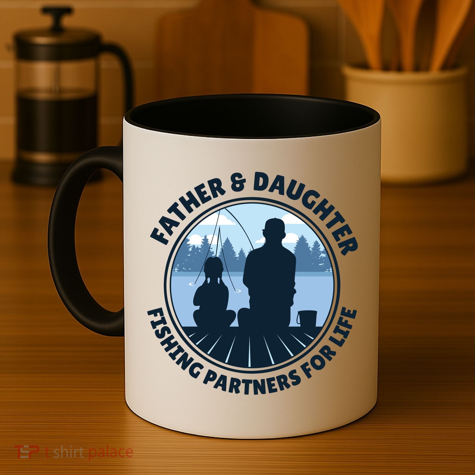 Father And Daughter Fishing Partners Coffee Mug