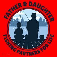 Father And Daughter Fishing Partners Santa Hat thumb 1
