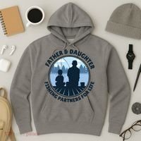 Father And Daughter Fishing Partners Hoodie thumb 3