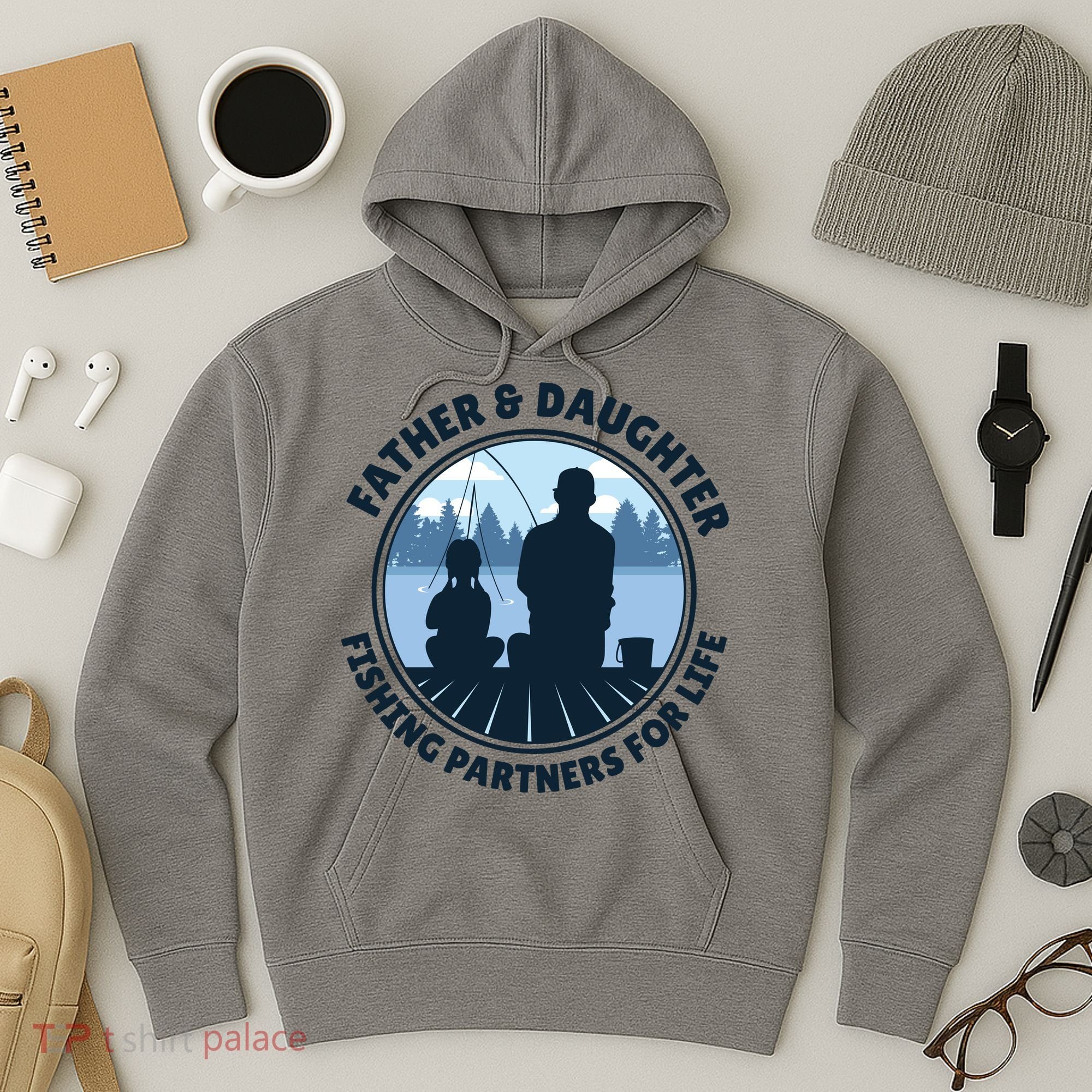 Father And Daughter Fishing Partners Hoodie
