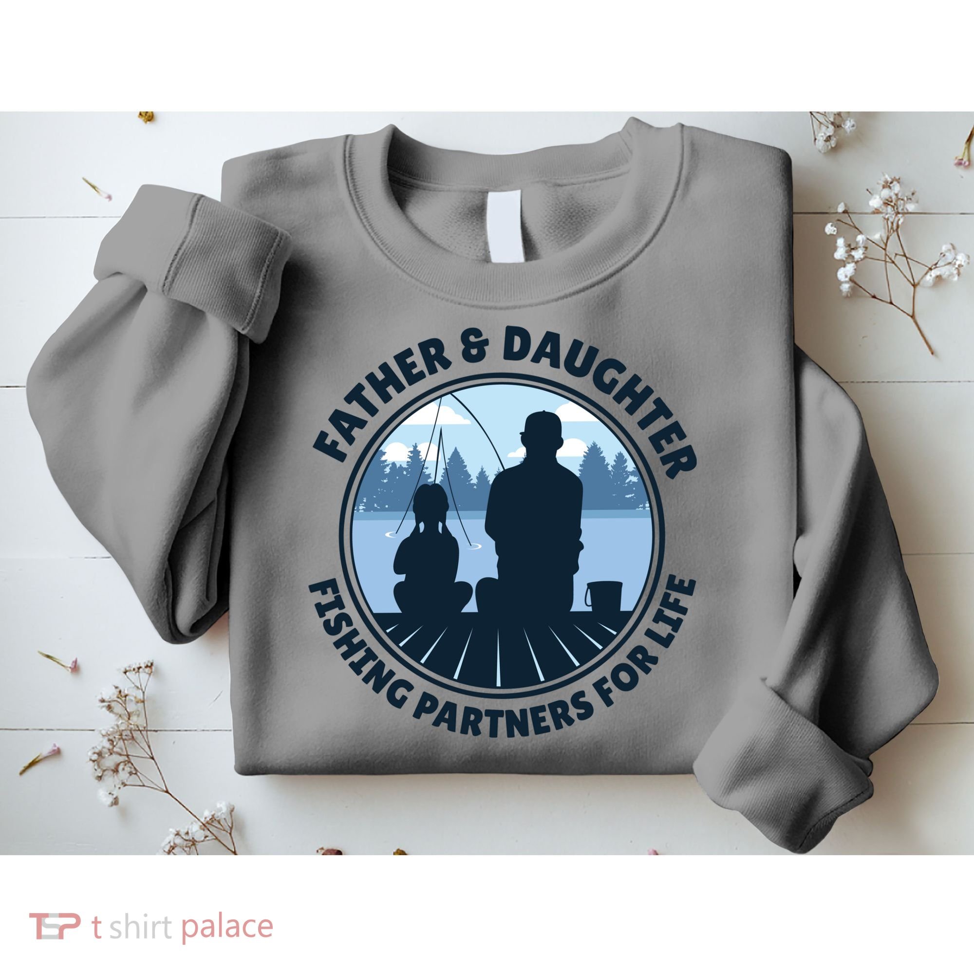 Father And Daughter Fishing Partners Sweatshirt