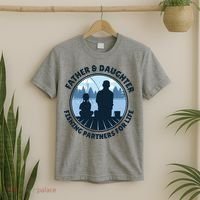 Father And Daughter Fishing Partners T-Shirt thumb 2
