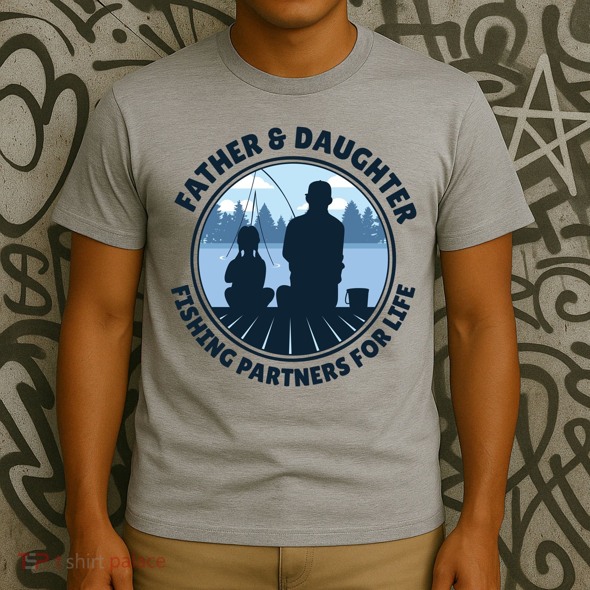 Father And Daughter Fishing Partners T-Shirt