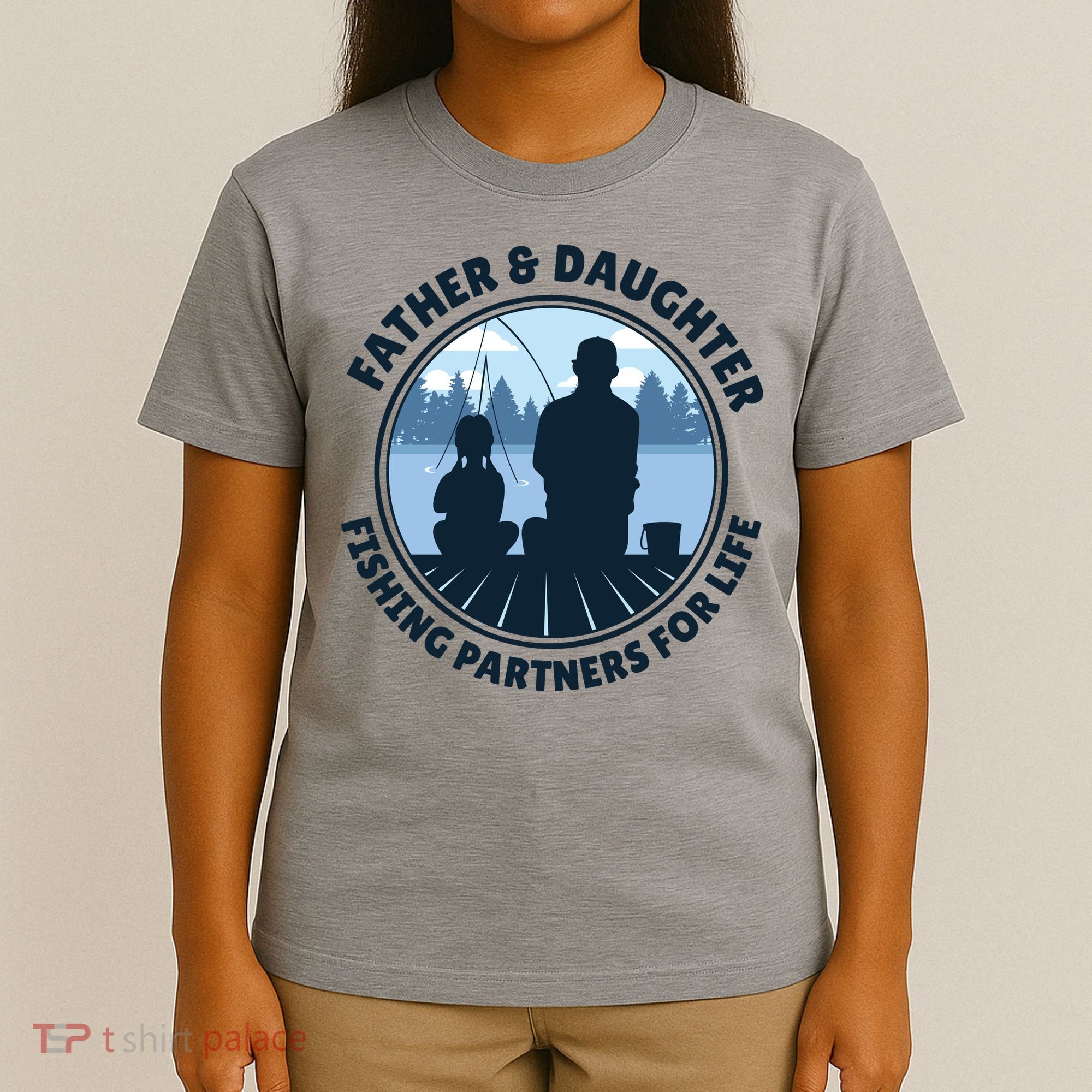 Father And Daughter Fishing Partners T-Shirt