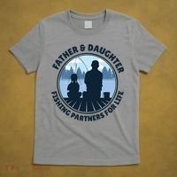 Father And Daughter Fishing Partners T-Shirt thumb 5