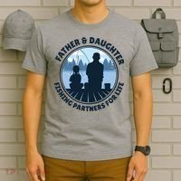 Father And Daughter Fishing Partners T-Shirt thumb 6