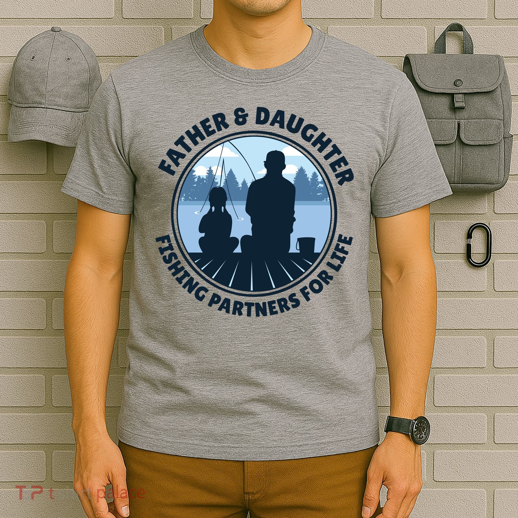 Father And Daughter Fishing Partners T-Shirt