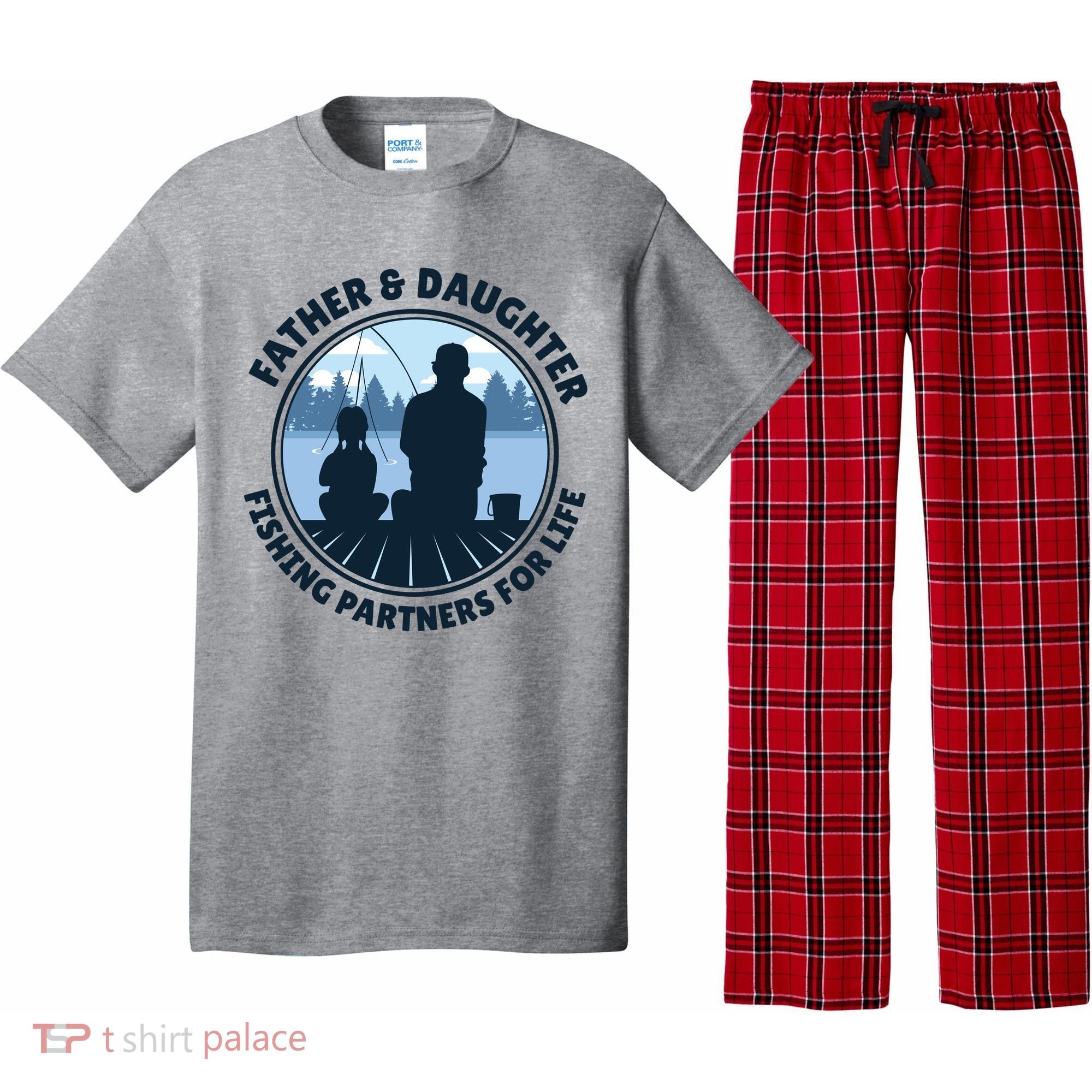 Father And Daughter Fishing Partners Pajama Set