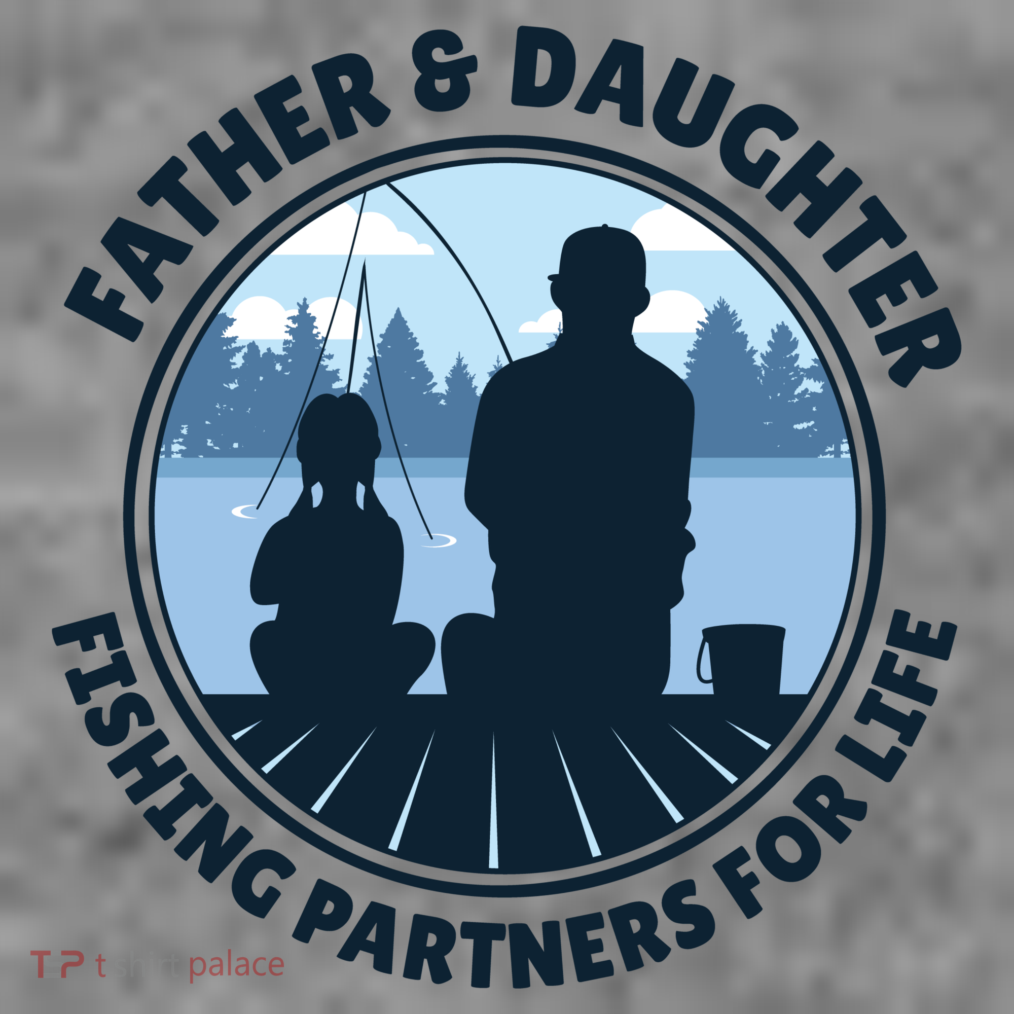 Father And Daughter Fishing Partners Women's Hoodie