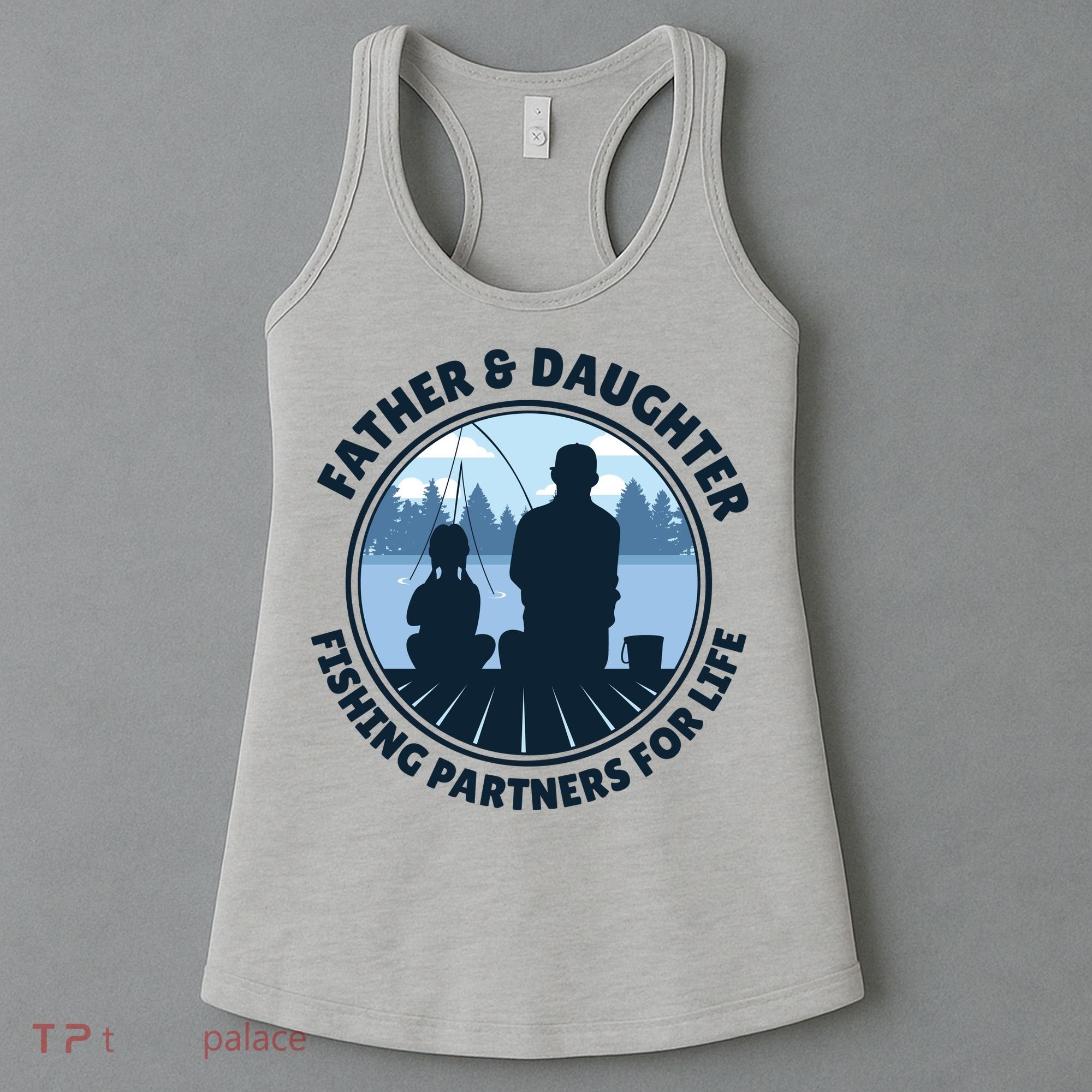 Father And Daughter Fishing Partners Women's Tank Top