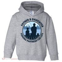 Father And Daughter Fishing Partners Toddler Hoodie thumb 0