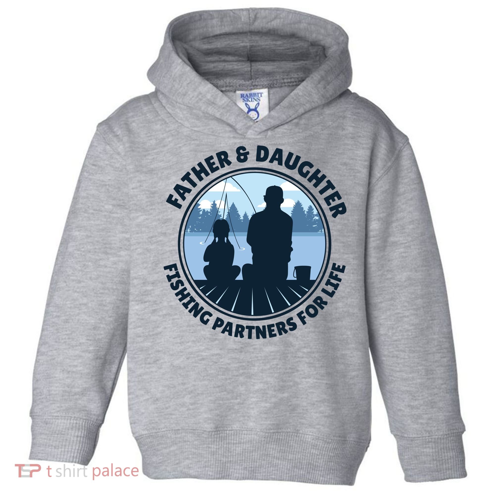 Father And Daughter Fishing Partners Toddler Hoodie