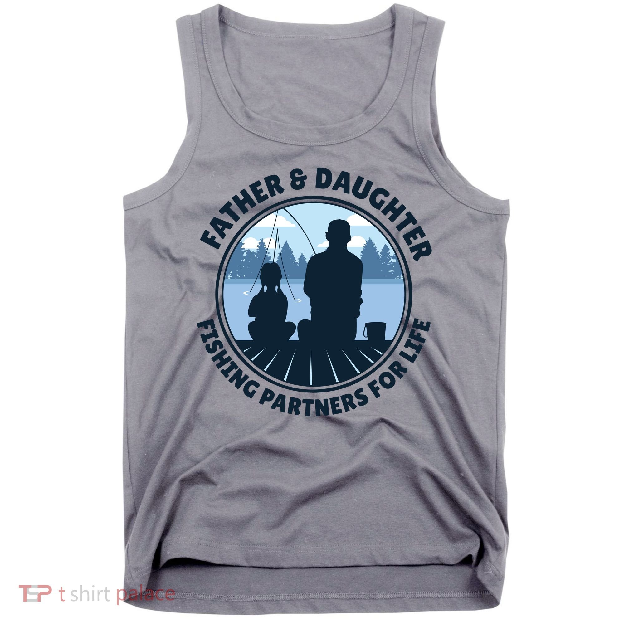 Father And Daughter Fishing Partners Tank Top