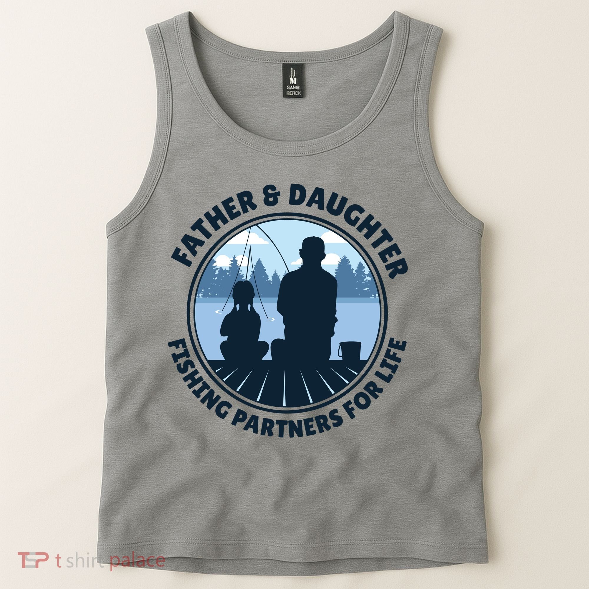 Father And Daughter Fishing Partners Tank Top