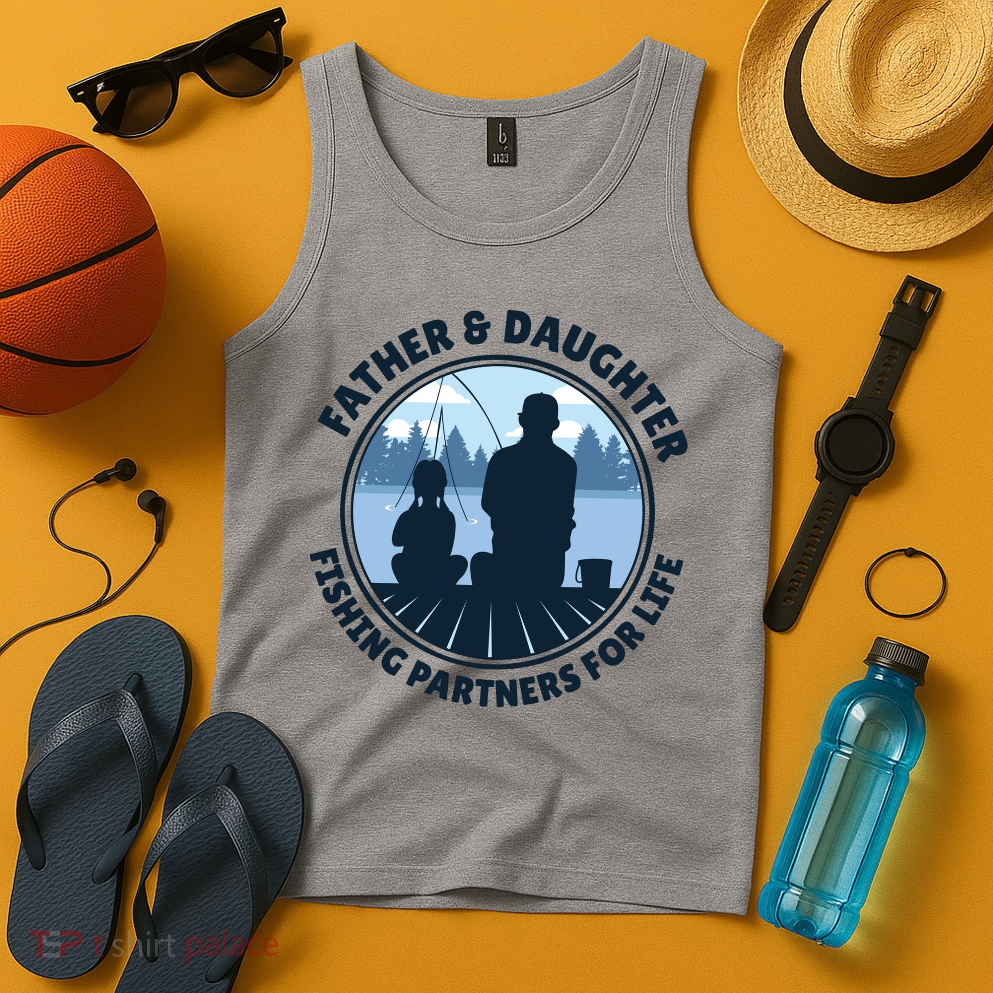 Father And Daughter Fishing Partners Tank Top