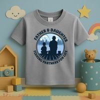 Father And Daughter Fishing Partners Toddler T-Shirt thumb 3