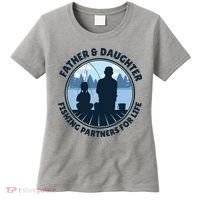 Father And Daughter Fishing Partners Women's T-Shirt thumb 0