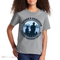 Father And Daughter Fishing Partners Kids T-Shirt thumb 2