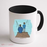 Father And Son Fishing Coffee Mug thumb 1