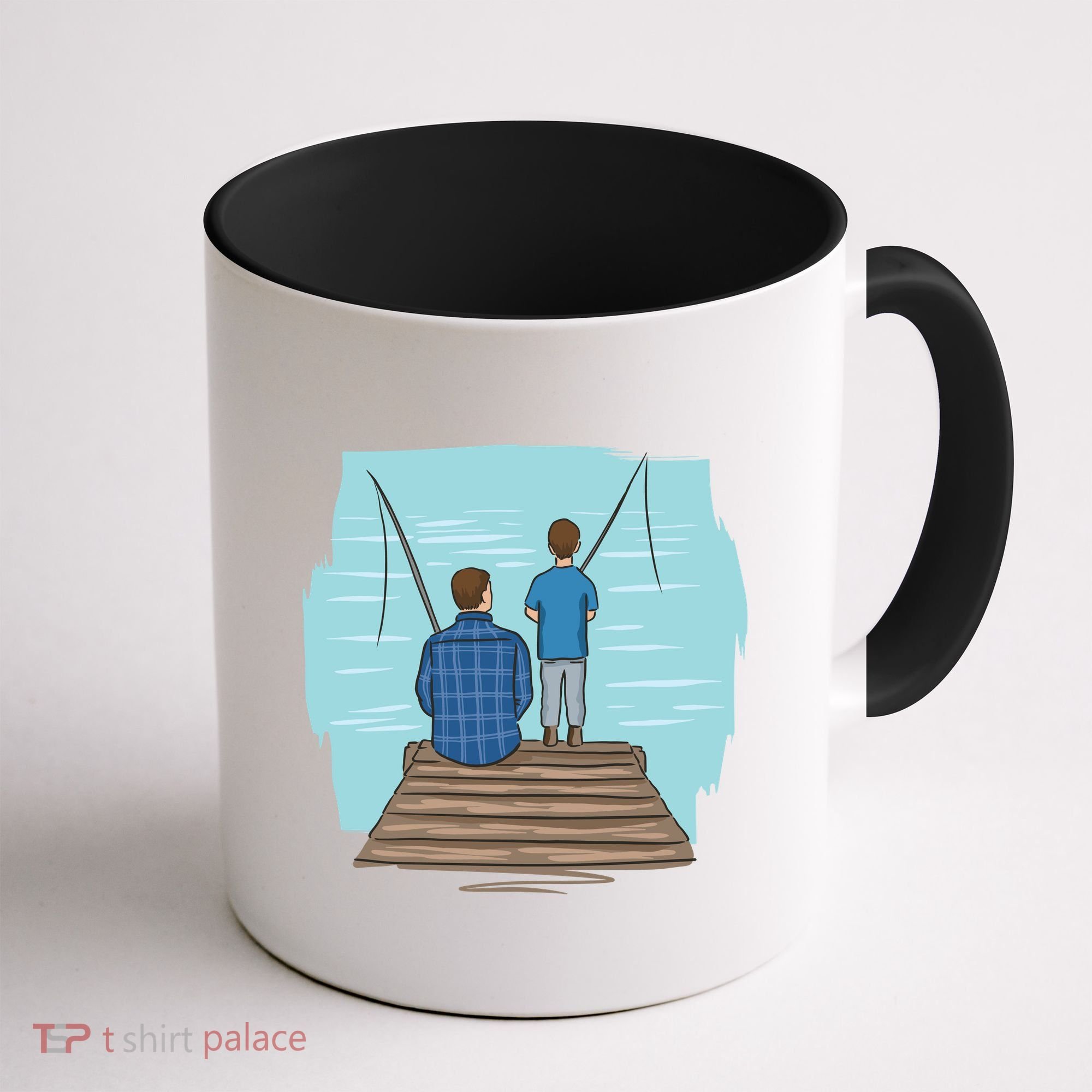 Father And Son Fishing Coffee Mug