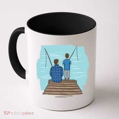 Father And Son Fishing Coffee Mug