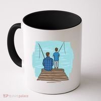 Father And Son Fishing Coffee Mug thumb 0