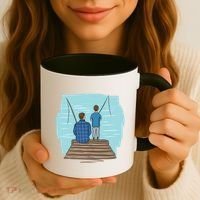 Father And Son Fishing Coffee Mug thumb 3