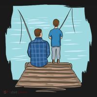 Father And Son Fishing Ornament thumb 1