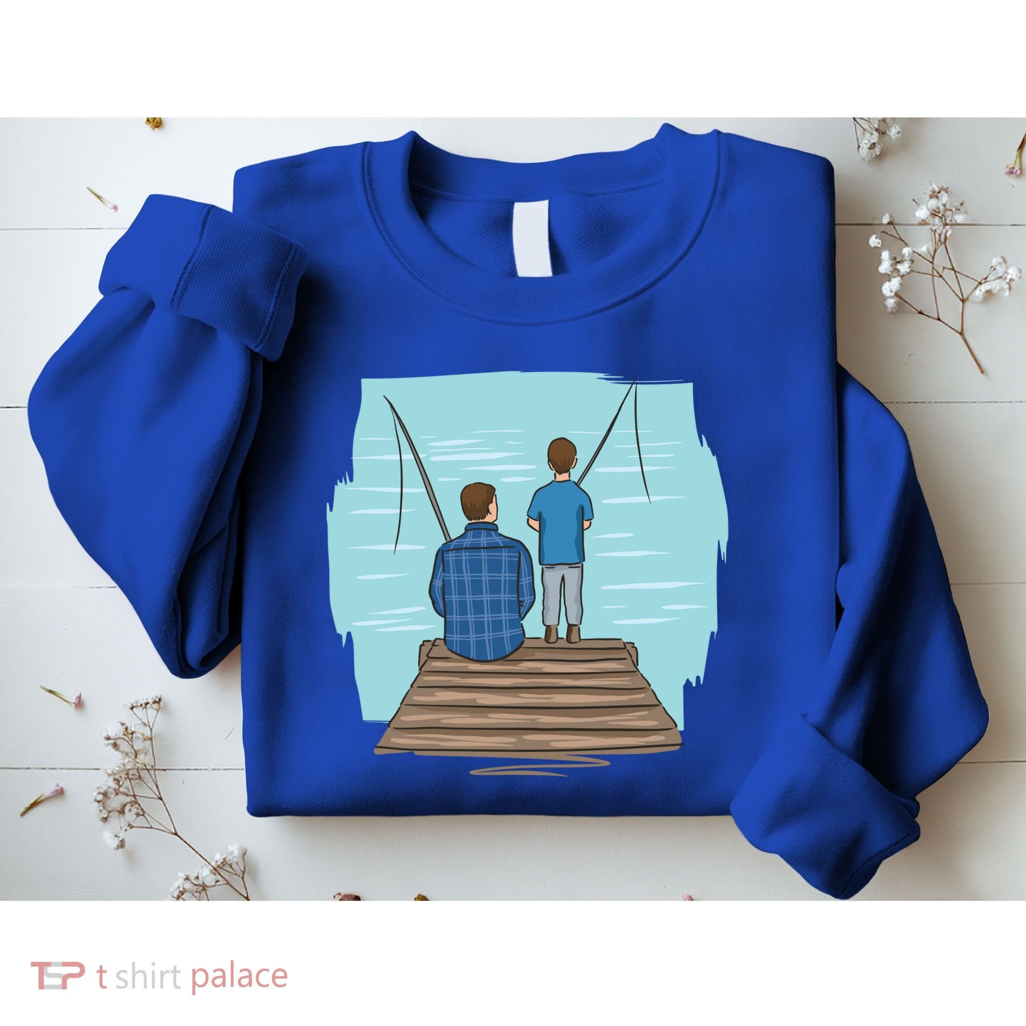 Father And Son Fishing Sweatshirt