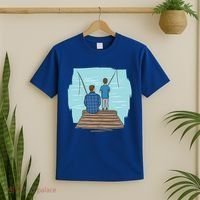 Father And Son Fishing T-Shirt thumb 2