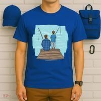 Father And Son Fishing T-Shirt thumb 6