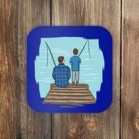 Father And Son Fishing Coaster thumb 0