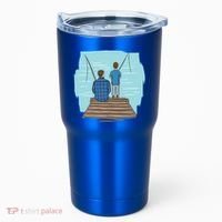 Father And Son Fishing Tumbler thumb 0