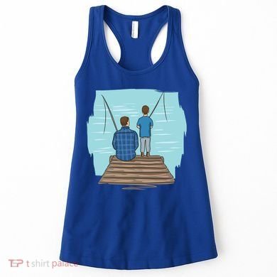 Father And Son Fishing Women's Tank Top
