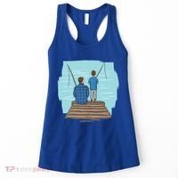 Father And Son Fishing Women's Tank Top thumb 0