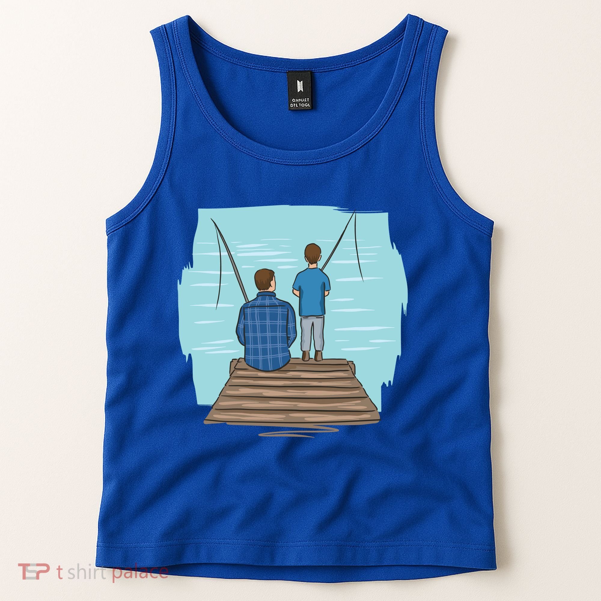 Father And Son Fishing Tank Top