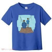 Father And Son Fishing Toddler T-Shirt thumb 0