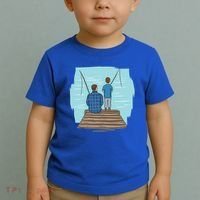 Father And Son Fishing Toddler T-Shirt thumb 2