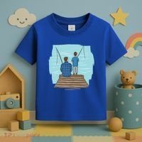 Father And Son Fishing Toddler T-Shirt thumb 3